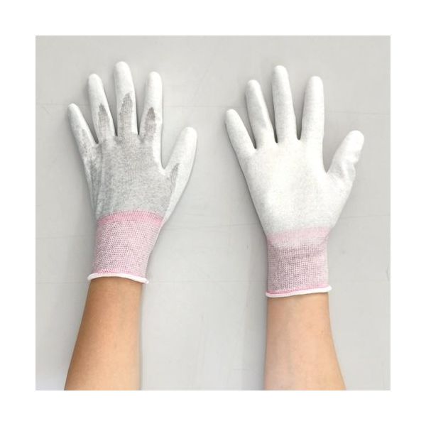 丸和ケミカル 制電PUパーム手袋 10双入 Sサイズ 1767-S 1組(10双) 684-2941（直送品）