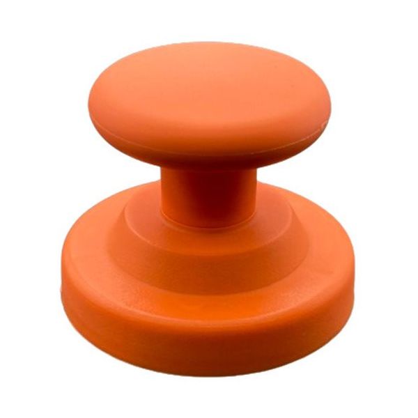 東京パーツセンター ラクテム カラーマグネット ツマミ型 φ53 オレンジ CMK53-O 1個 682-8103（直送品）