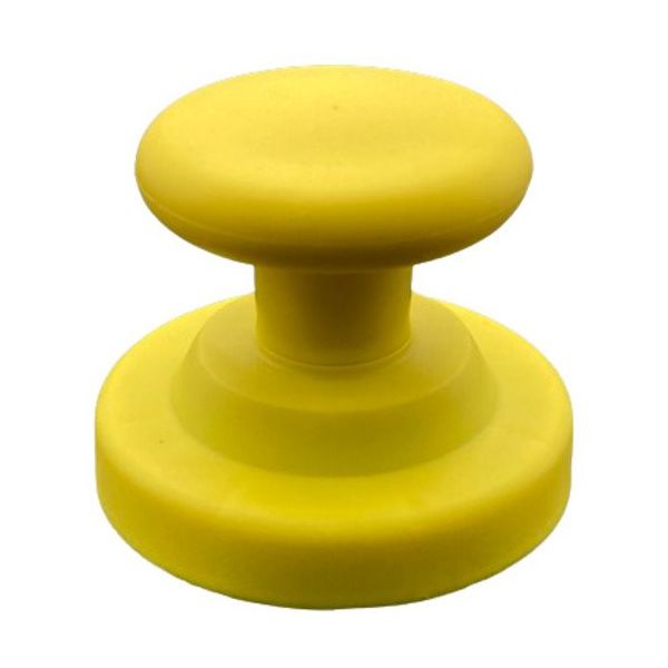 東京パーツセンター ラクテム カラーマグネット ツマミ型 φ53 イエロー CMK53-Y 1個 682-8100（直送品）
