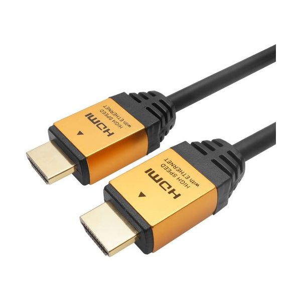 ホーリック HDMIケーブル 4m ゴールド HA40ー814GB 1個 684-5125（直送品）