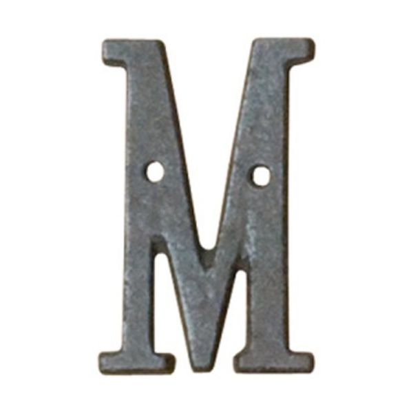 トレード sign city アイアンアルファベット 「M」 木製ボード 切文字 60523ー13 6300056812 1個（直送品）