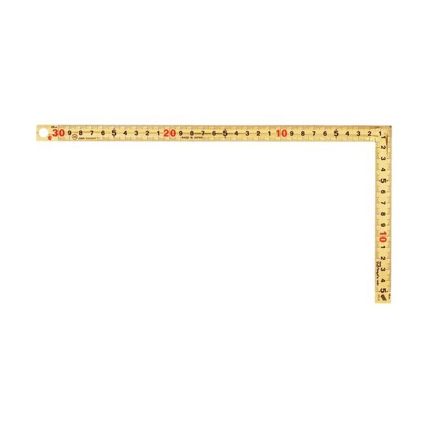 新潟精機 SK 黄金曲尺 鳶 快段目盛 両同目 30cm 300mm GDD-30CKD 1本 681-8801（直送品）