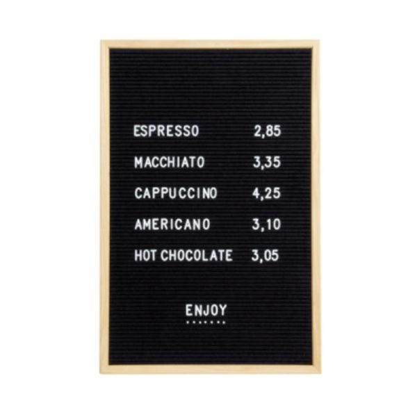 トレード sign city レターボード M W450×H600mm 木目風 専用文字付き 61667MWD 6300056798 1個（直送品）