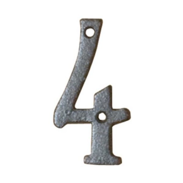 トレード sign city アイアンナンバー 「4」 木製ボード 切文字 60524ー05 6300056830 1個 682-6705（直送品）