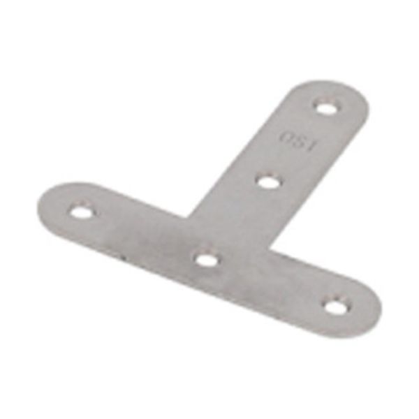 トレード sign city 補強金具 ステン T字75mm 07ー204 63053ー04 6300056840 1個 682-5181（直送品）