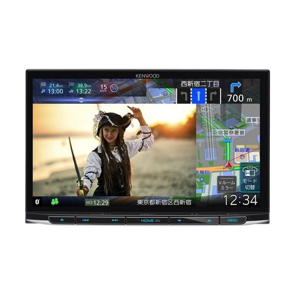 JVCケンウッド ケンウッド ナビゲーション 彩速ナビ MDV-S811HDL 1台 683-1550（直送品）