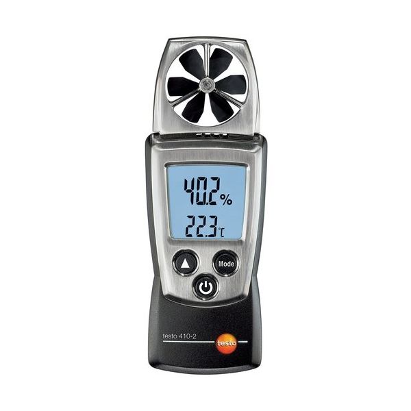 テストー TESTO ベーン式風速計 410ー2 風速・温度校正書類付 0560 4102X3013X1001 1台 688-6000（直送品）