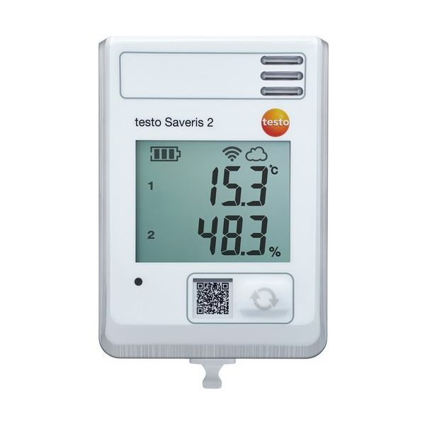 TESTO クラウドモニタリングロガー Saveris 2ーH1 温度・湿度校正書類付 0572 2034X1001X2004 1台（直送品）