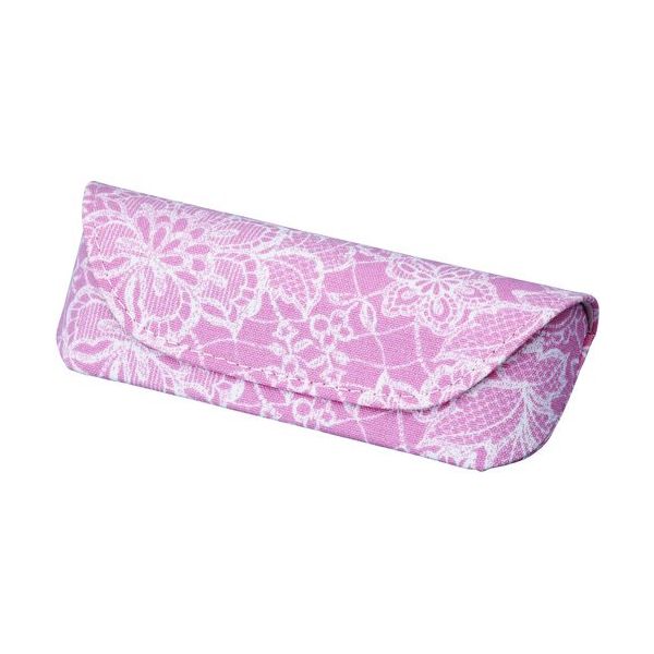 パール メガネケース HFUー108 花レース PI 092792 1個 689-4031（直送品）