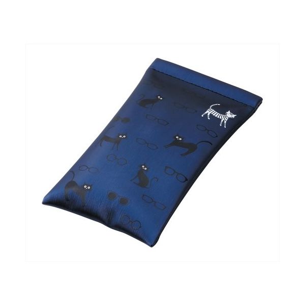 パール 片口ソフトケース ネコとメガネ柄NA 098510 1個 689-4059（直送品）