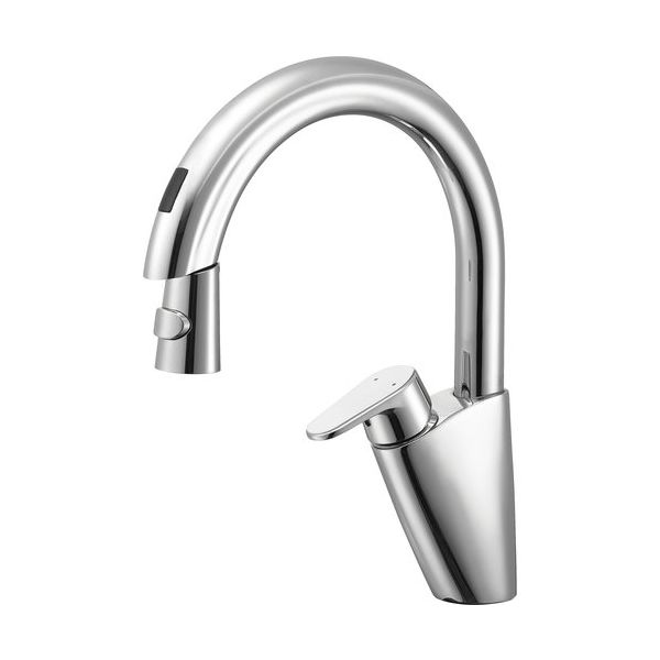 SANEI シングル混合栓 EK8700EDCK 1台 690-3038（直送品）