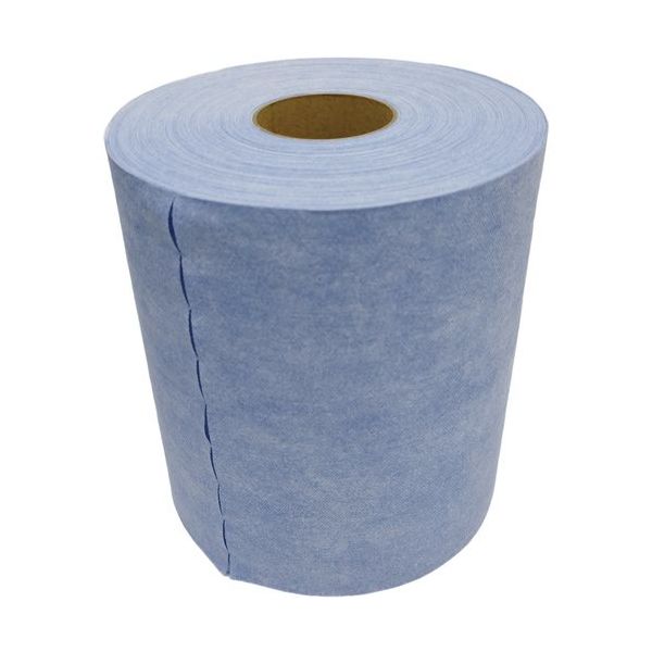 橋本クロス 橋本 ウエス ハードワイプアルファ ブルー ロール 262×380mm (2巻入) ALR40B 1ケース(2巻)（直送品）