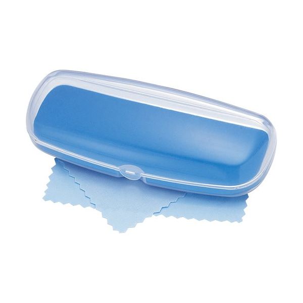 パール メガネケース SPーD5 BU(クロス付) 090180 1個 690-1944（直送品）