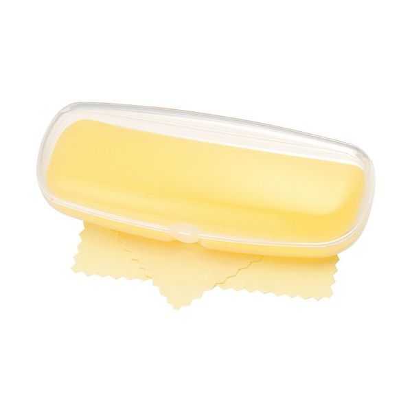 パール メガネケース SPーD5 YE(クロス付) 090181 1個 690-1927（直送品）