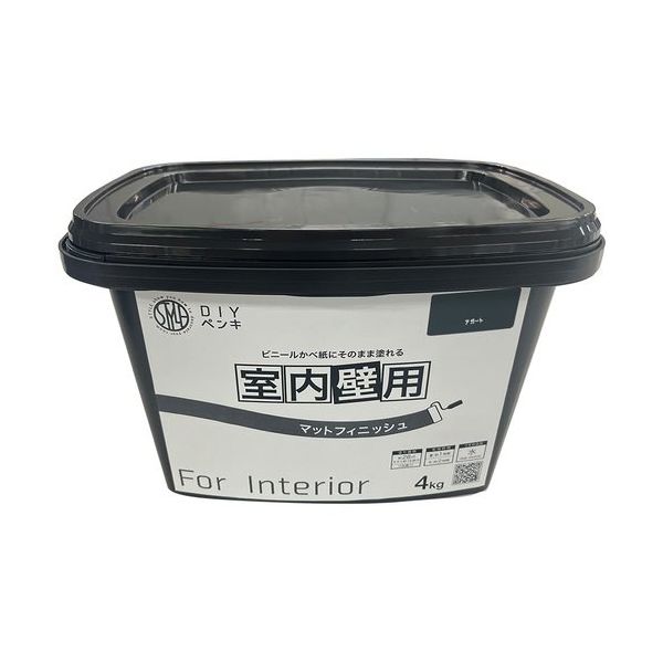 ニッぺ 室内かべ用塗料 STYLE DIYペンキマットフィニッシュ 室内壁用 アガート 4kg 4976124871610 1個（直送品）