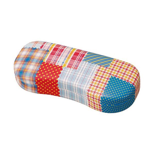 パール メガネケース HOー3 パッチワーク 092891 1個 689-6029（直送品）