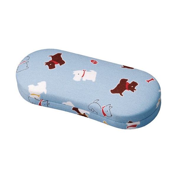 パール メガネケース HOー5犬BU 092927 1個 689-5993（直送品）
