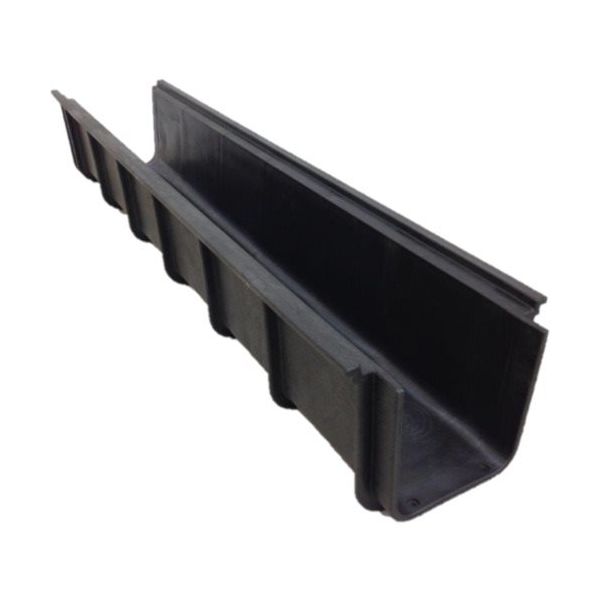 ウッドプラスチックテクノロジー ウッドプラスチック 軽量プラスチックU字溝150型 U150 1個 688-8363（直送品）