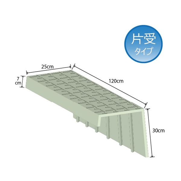 ウッドプラスチックテクノロジー ウッドプラスチック 畦畔(あぜ)カバー片受タイプ 10本セット AZECOVER S 10SET 1個（直送品）