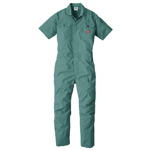 D-6702 ブルー M コーコス [半袖ツナギ] コーコス信岡 ストレッチCVC半袖ツナギ グリーン S D-749 1着（直送品） - アスクル