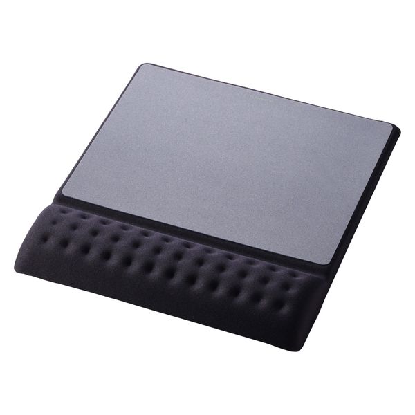 エレコム マウスパッド リストレスト 一体型 低反発 疲労軽減 硬質プレート ブラック MP-ACF002WBK 1個（直送品）