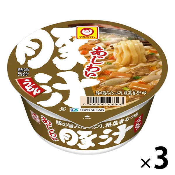 マルちゃん あじわい豚汁うどん 109g/カップめん/赤いきつね緑のたぬき 1セット（1個×3） 東洋水産