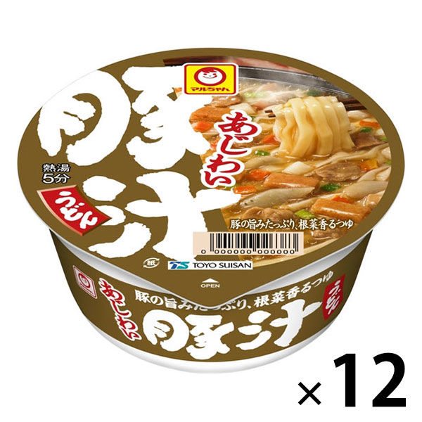 マルちゃん あじわい豚汁うどん 109g/カップめん/赤いきつね緑のたぬき 1セット（1個×12） 東洋水産