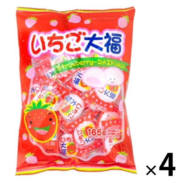 いちご大福 165g 1セット（1個×4） やおきん マシュマロ 個包装