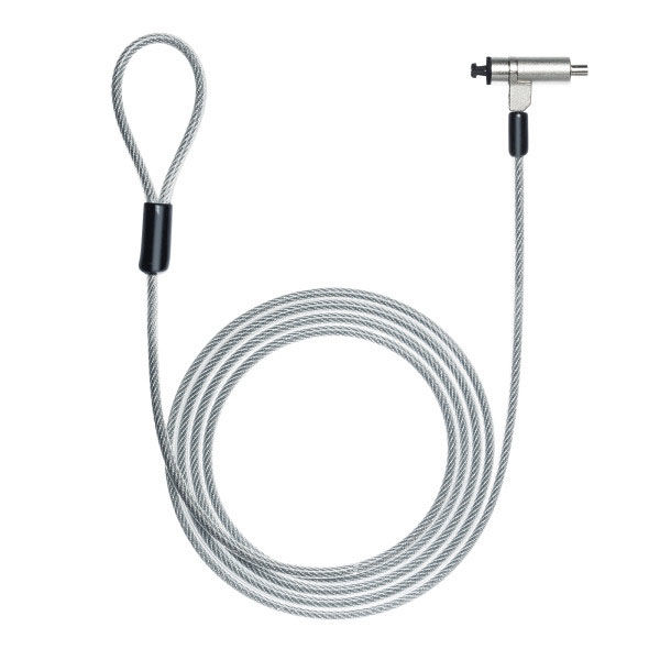 サンワサプライ スロット標準&nano対応セキュリティワイヤー(eセキュリティ・鍵No.1) SLE-91S-1 1本（直送品）