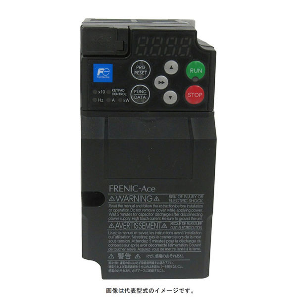 富士電機 高性能・スタンダード形インバータ FRENIC-Ace 0.1kW 自冷 FRN0.1E3S-2J 1台（直送品） - アスクル