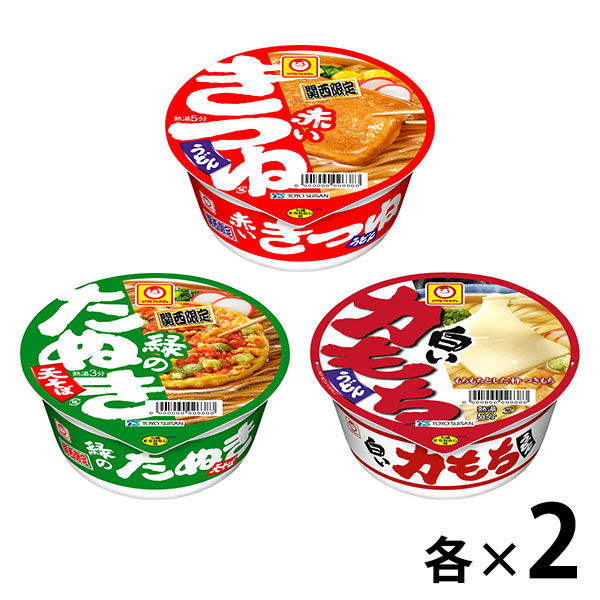 マルちゃん 東洋水産 赤いきつね・緑のたぬき・白い力もちうどん