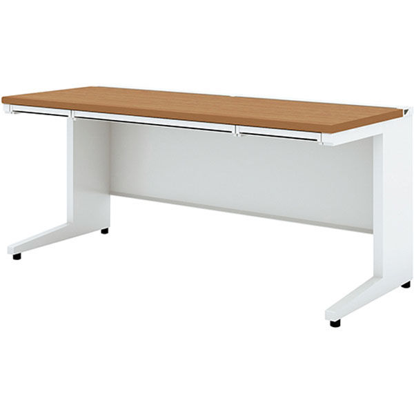組立設置込】プラス US-1S 平机 幅1600×奥行700×高さ720mm ミディアム 