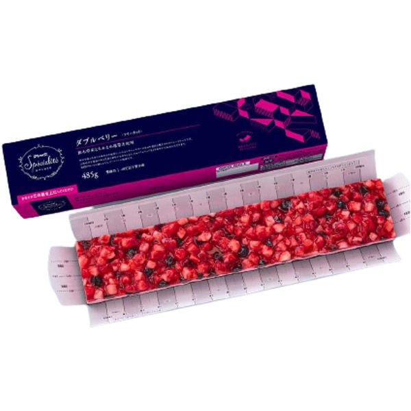 フレック フリーカットケーキ ダブルベリー 4901001906840 1パック(485G×9本)（直送品）