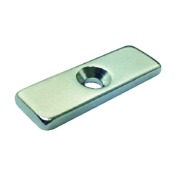 トラスコ中山 TRUSCO ネオジム角形磁石 皿ねじ穴付 8MM×8MM×4MM M2 1個入 T08K04-M2 1個 207-6196（直送品）
