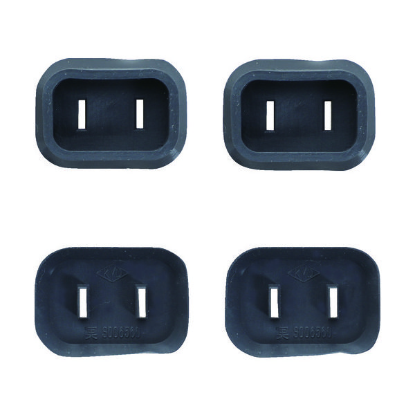 トラスコ中山 TRUSCO プラグ安全カバー ブラック PL