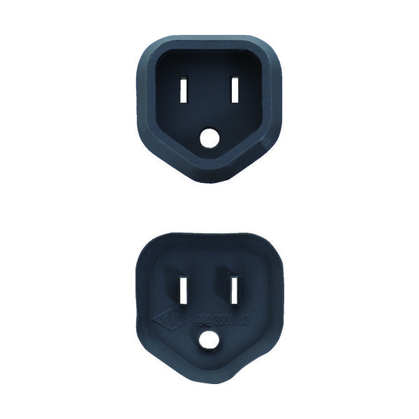 トラスコ中山 TRUSCO プラグ安全カバー3P用 50P入 ブラック PL3CAP-50P-BK 1袋(50個) 207-2259（直送品）