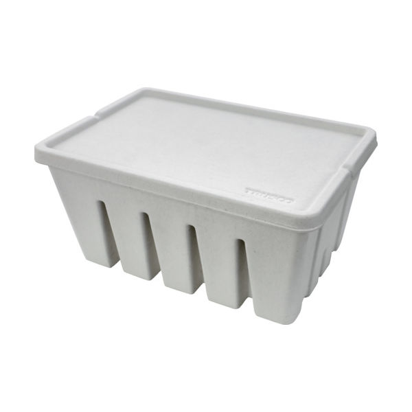 トラスコ中山 TRUSCO パルプ製ツールボックスM ホワイト PTBM-W 1個 207-5961（直送品）