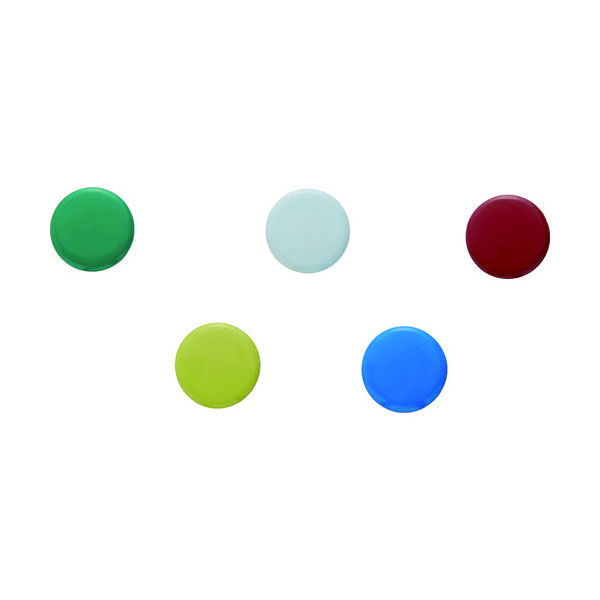 トラスコ中山 TRUSCO 強力マグネット 18mm 10個入 黄 SCM18-Y-10P 1パック(10個) 206-3893（直送品）