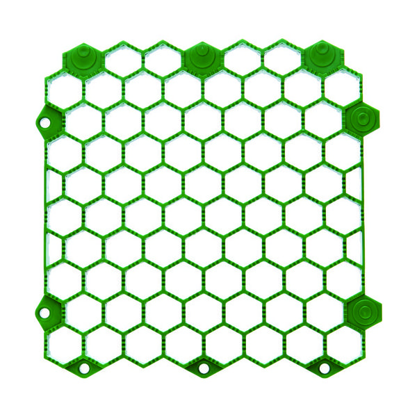 トラスコ中山 TRUSCO 抗菌・防炎ジョイントスノコ 土足用 グリーン TJDDS15-GN 1枚 206-5389（直送品）