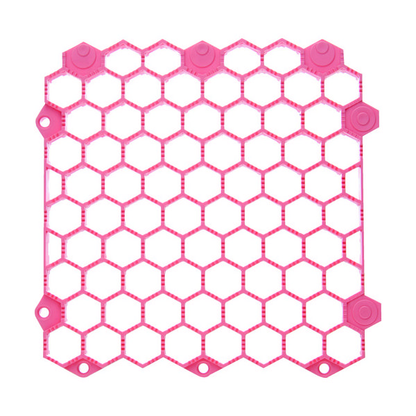 トラスコ中山 TRUSCO 抗菌・防炎ジョイントスノコ 土足用 ピンク TJDDS15-P 1枚 207-2733（直送品）