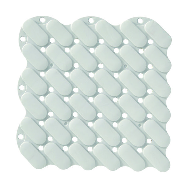 トラスコ中山 TRUSCO 抗菌・防炎ジョイントスノコ 素足用 グレー TJSS15-GY 1枚 207-2736（直送品）