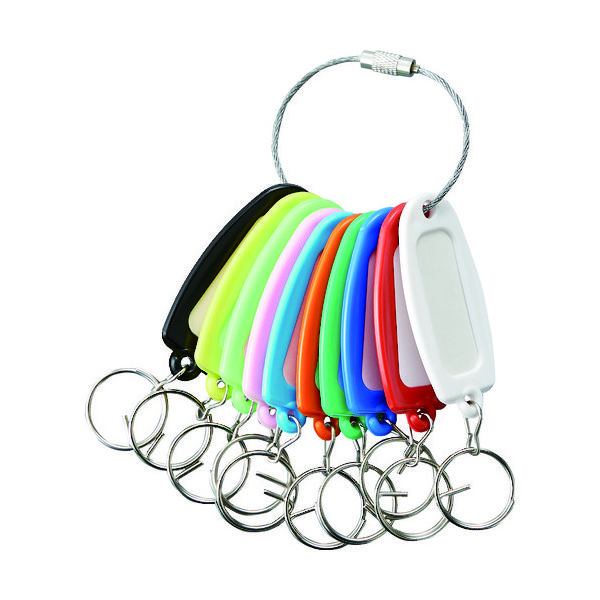 トラスコ中山 TRUSCO 名札リングホルダー ハードタイプ TNHR-10 1個 194-9895（直送品）