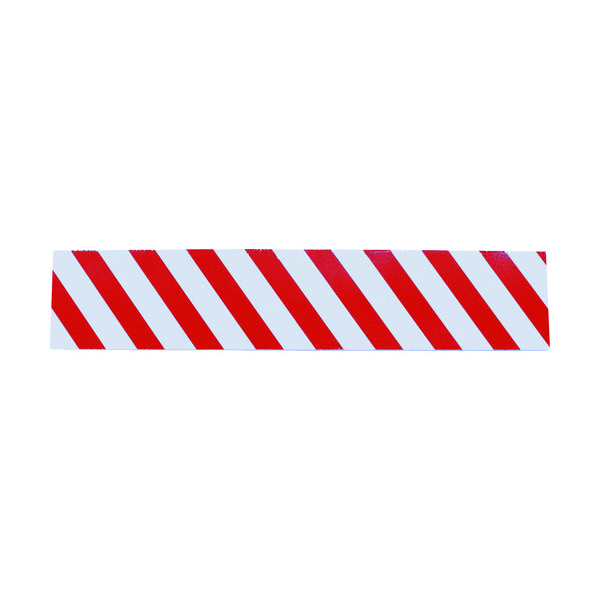 トラスコ中山 TRUSCO セーフティクッション 幅200mmX長さ1m レッド/ホワイト TSC-2001-RW 1枚 206-8463（直送品）