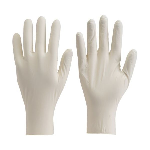 トラスコ中山 TRUSCO 使い捨て天然ゴム極薄手袋 (100枚入) S DPM-5498-S 1箱(100枚) 227-3284（直送品）