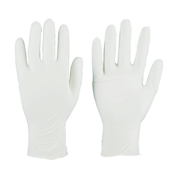 トラスコ中山 TRUSCO ニトリル製使い捨て極薄手袋 粉無し M ホワイト (200枚入) TGL-440-M 1箱(200枚)（直送品）
