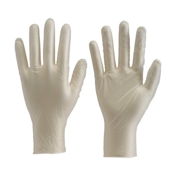 トラスコ中山 TRUSCO ビニール手袋 粉なしL (100枚入) TVG-100-L 1袋(100枚) 483-4551（直送品）