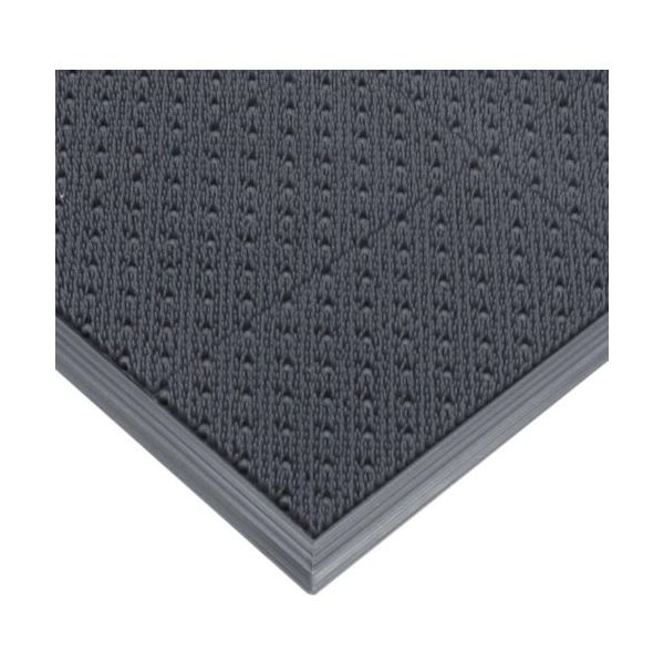 ミヅシマ工業 ミヅシマ エルバーマット 別注 枠付き グレー 4020620 1枚 802-1074（直送品）