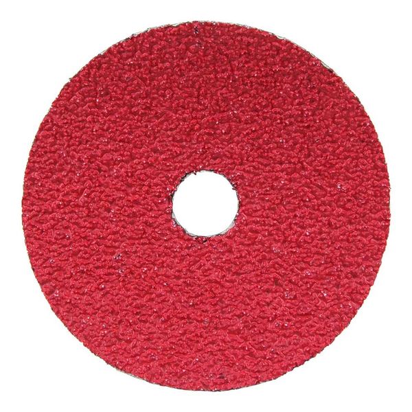 サンゴバン ノートン ファイバーディスクペーパー REDHEAT 1枚 125mm SG #24 338525 1セット(10枚)（直送品）