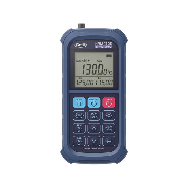 安立計器 高精度 ハンディタイプ温度計測器 高機能モデル HRM-130E 1個 67-9233-10（直送品）