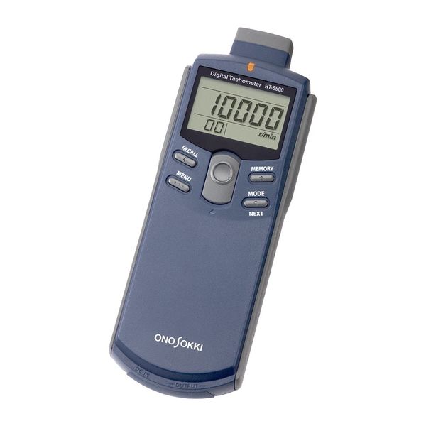 小野測器 接触・非接触両用式 ディジタルハンディタコメータ HT-5500 1個 68-0728-87（直送品）